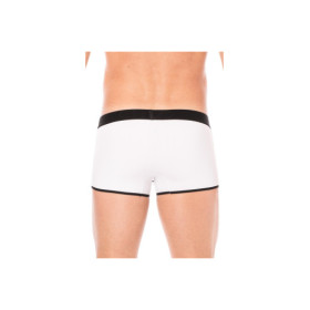 Mini-Pants blanc échancré avec zip 